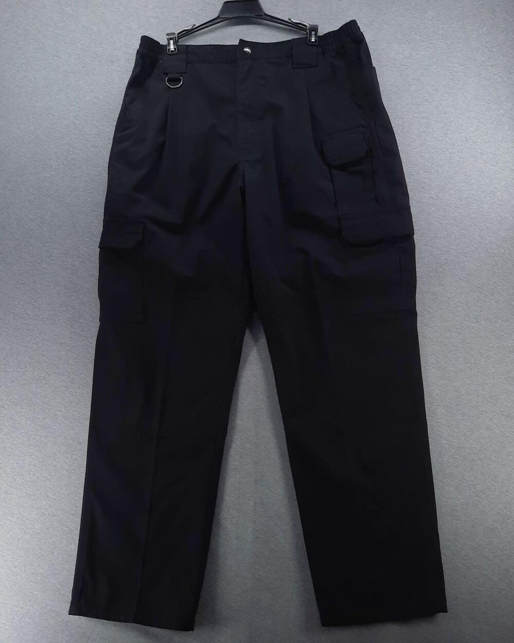 Propper Pants Mens 36x32 Black Tactical Cargo Elastic Waist Public Safety Work